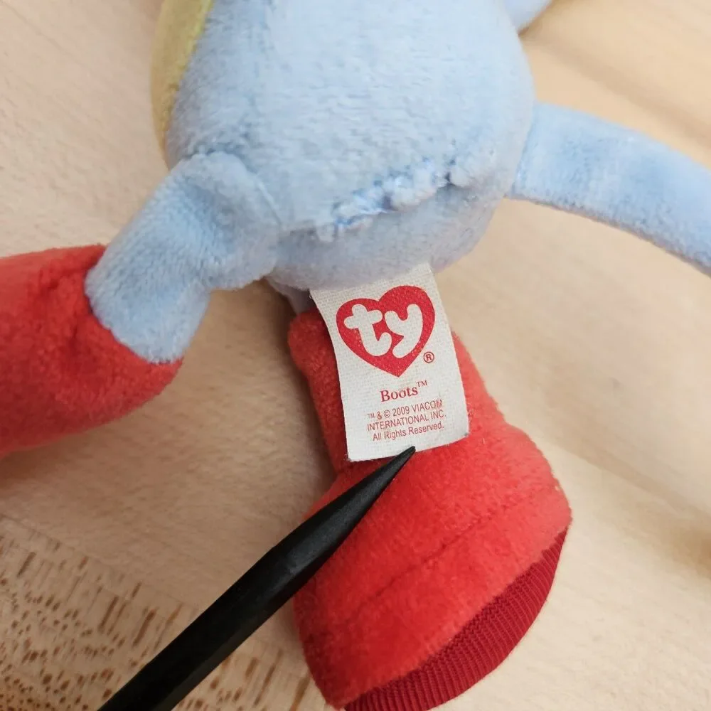 LOT OF 2 - Ty Beanie Baby BOOTS Monkey Dora Explorer Fisher-Price Stuffed Plush - Picture 6 of 8